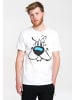 Logoshirt T-Shirt Idefix - Faces - Asterix in altweiss