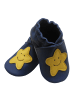 Bemesu Baby Krabbelschuhe aus Leder, weiche Lauflernschuhe mit rutschfester Sohle 