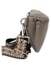 Bruno Banani Gürteltasche echt Leder in grau
