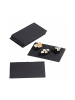 relaxdays 24x Schieferplatte in Anthrazit - (B)26 x (T)16 cm