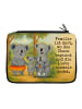 Mr. & Mrs. Panda Federmappe Koala Familie Design mit Spruch in Weiß