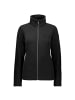 cmp Jacke Fleecejacke in Schwarz