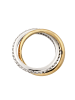 Elli Ring 925 Sterling Silber in Zweifarbig