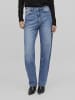 Vila Straight Fit Jeans in Medium Blue Denim