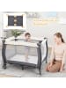 COSTWAY 3 in 1 Beistellbett klappbar in Bunt