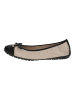 Caprice Ballerinas in Beige/Schwarz