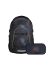 Coocazoo Schulrucksack-Set MATE "Rainbow Illusion" 2-tlg. in Schwarz