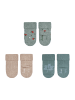 Sterntaler Baby Socken 3er-Pack Blatt in sattes grün