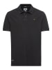 Camel Active Piqué Poloshirt aus zertifiziertem Organic Cotton in Schwarz