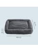 Feandrea Hundebett Baddi in Blei-Grau - (B)106 x (H)20 x (T)75 cm