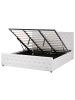 Beliani 3-tlg Doppelbett AMIENS in Beige