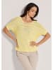 MADELEINE Ajour-Pullover mit Glanz-Effekt in vanille