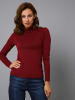 Awesome Apparel Langarmshirt in Bordeaux