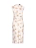 DreiMaster Women Dress in beige multicolor