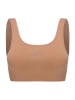 adidas Bustier SCOOP LOUNGE BRA in toasted almond