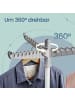 SONGMICS Wäscheständer Bunji in Grau - (B)65 x (H)150 x (T)65 cm