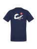 elkline T-Shirt Dauerwelle in darkblue