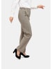 GOLDNER Trevira-Schurwollhose CARLA COMFORT+ in taupe / melange