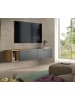 Inn.Furn TV-Lowboard in grau und Artisan Eiche 176 cm, TV Unterteil hängend oder stehend