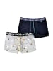 Unabux Boxer Briefs Motiv Mix 2er-Pack in WOOLHEAD