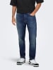 ONLY & SONS Relaxed Fit Jeans in Dark Blue Denim