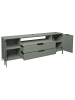 58 aufm Kessel LOWBOARD Erna 216x45x82 Pinie Green matt Lack