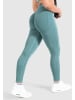 SMILODOX Leggings Batik Acid Scrunch in Dunkelgrün