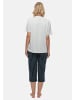 Schiesser Schlafanzug Cotton in Blau gestreift / Grau