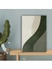 MuchoWow Leinwand Bilder Salbeigrün