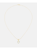 Diamant L'éternel Kette mit Anhänger, mit Blautopas, 375 Gelbgold