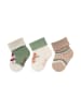 Sterntaler Baby Socken 3er-Pack Weihnachten in eukalyptus