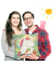 Mr. & Mrs. Panda Kissen Einhorn Vegan Design ohne Spruch in Weiß