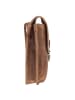 Greenburry Vintage Gürteltasche Leder 11 cm in brown