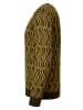 Rusty Neal 80er-Design Feinstrick Rundhals-Pullover in Khaki