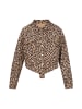 faina Women Jacket in brown beige
