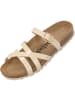 palado Pantoletten in beige lack