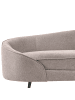 Beliani 3-Sitzer Sofa SAVAR in Braun/Schwarz - (W) 183 x (H) 69 x (L) 84 cm