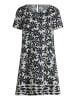 Robe Légère Kleid in marine weiß - 0002