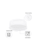 Rotho FRESH hoch Kuchentransportbox mit Haube und Griff  in Horizon blau