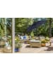 SONGMICS Sonnenschirm Sheld in Blau - (H)252 x Ø290 cm