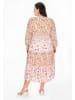 Usha Plus Size Dress usha PLUS SIZE in Multicolor Apricot
