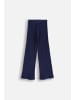 Coccodrillo Gerippte Leggings mit langem Bein in dunkelblau