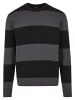 Urban Classics Crew Neck Jumpers in black/darkshadow