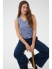 Cream Jerseytop CRRibba Slim fit in Stonewash