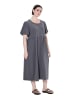 Ulla Popken Midikleid in graphitgrau