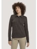 Hessnatur Hessnatur Longsleeve Polo Slim aus reiner Bio-Baumwolle in kakao braun