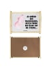 Mr. & Mrs. Panda Sofa Tablett Axolotl Tanzen mit Spruch in Grau Pastell