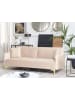 Beliani 3-Sitzer Sofa LUCAN in Beige/Gold - (W) 190 x (H) 75 x (L) 90 cm