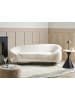 Beliani 3-Sitzer Sofa SAVAR in Weiß/Schwarz - (W) 183 x (H) 69 x (L) 84 cm