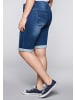 sheego Jeansbermudas in blue denim